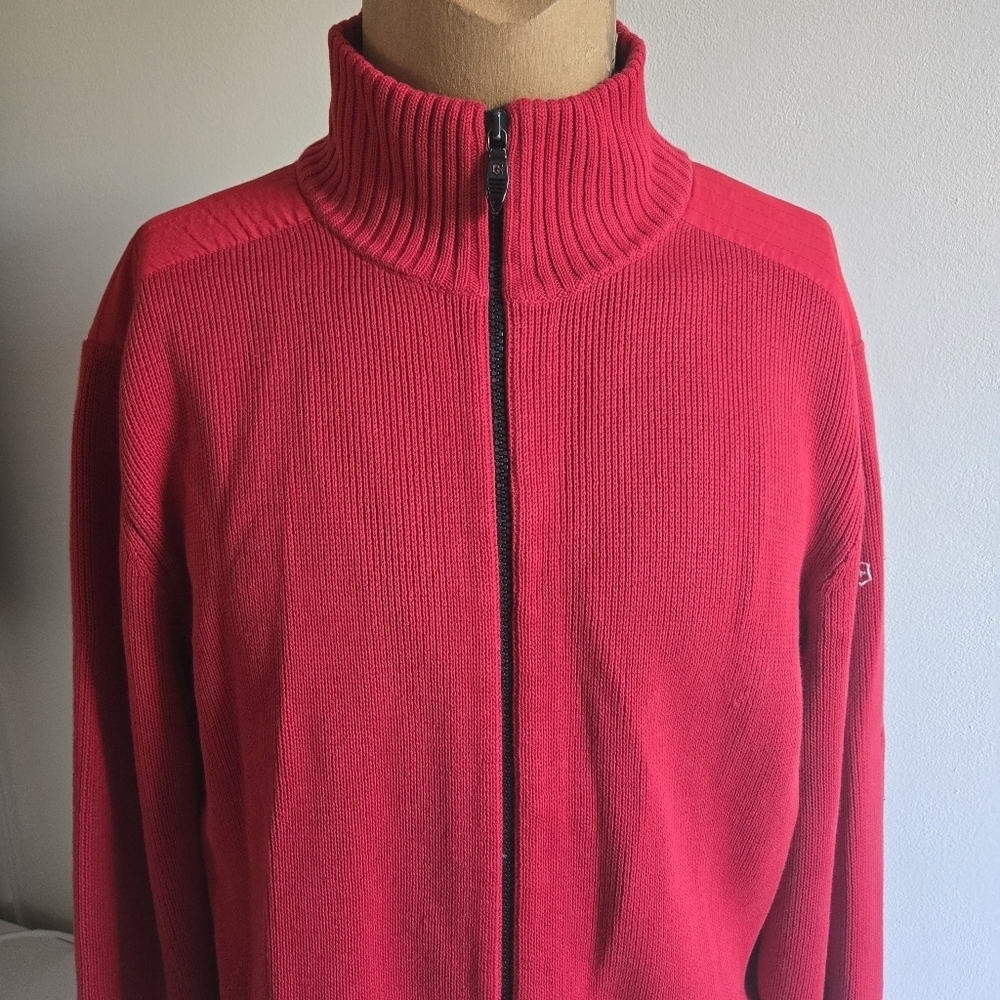 🇨🇭Victorinox Bold Red Lightweight Jacket/Zip up Sweater